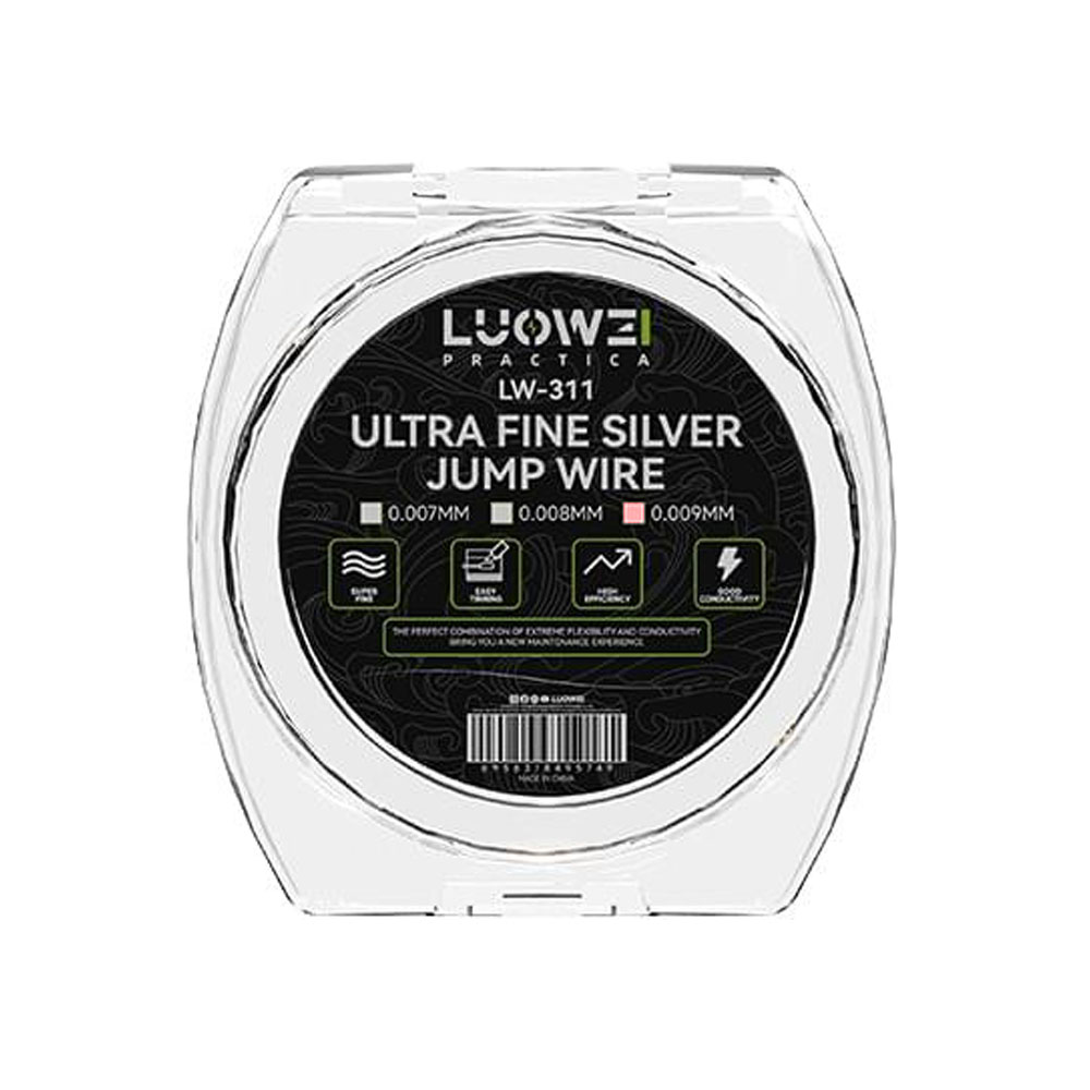 BOBINA DI ARGENTO LUOWEI LW-311 0.009mm FILO JUMPER PER PONTI SALDATURE