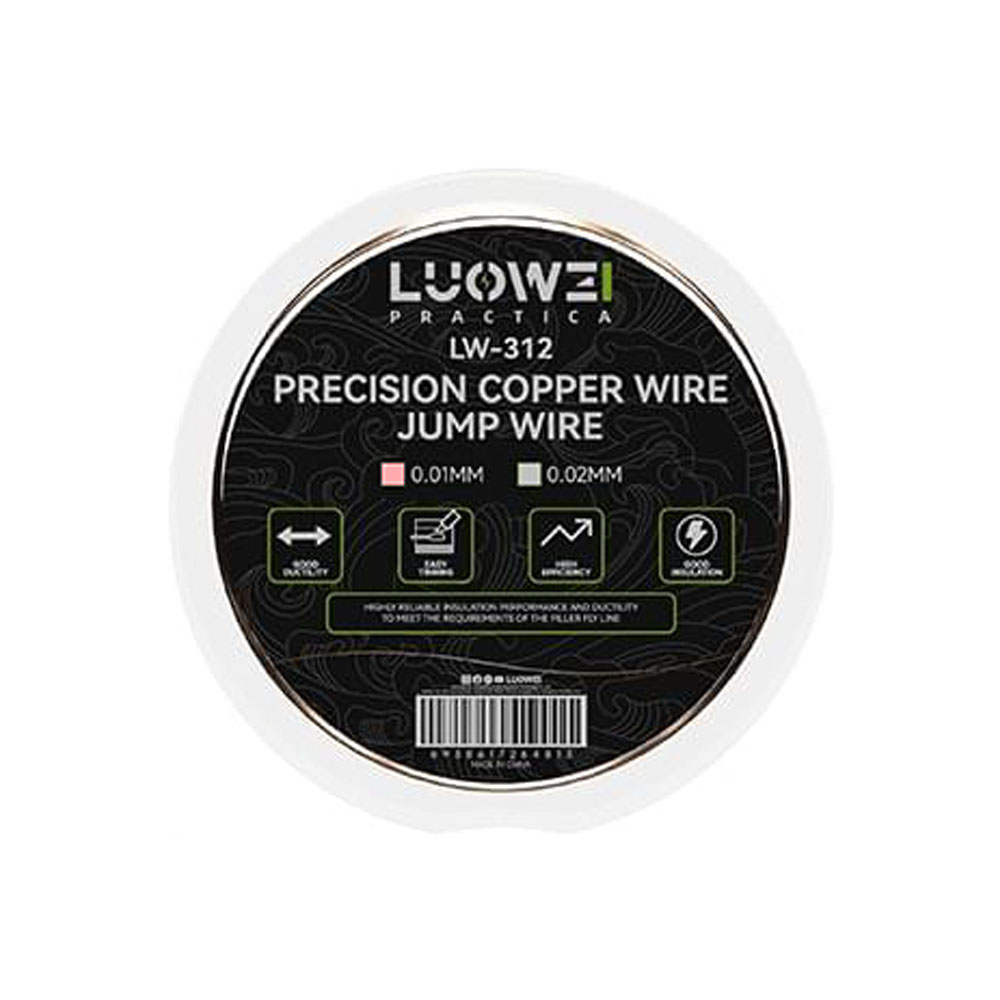 BOBINA DI RAME ISOLATO LUOWEI LW-312 0.01mm FILO JUMPER PER PONTI SALDATURE