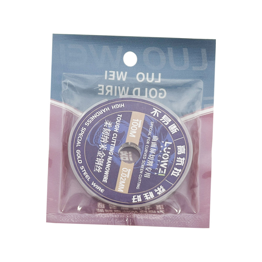 FILO DA TAGLIO GOLD PER RIGENERAZIONE DISPLAY LUOWEI 0.020mm 100M