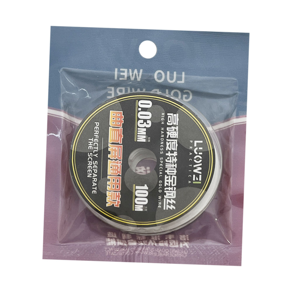 FILO DA TAGLIO GOLD PER RIGENERAZIONE DISPLAY LUOWEI 0.030mm 100M