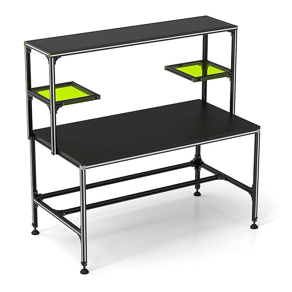 POSTAZIONE BANCO DA LAVORO IN ALLUMINIO LUOWEI LW-A1-MINI PER LABORATORI DI RIPARAZIONE