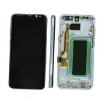 DISPLAY LCD PER SAMSUNG G955F S8 PLUS BLU CON FRAME (SOFT OLED)