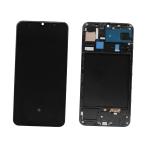 DISPLAY LCD PER SAMSUNG A305F A30 NERO CON FRAME (HARD OLED) (O/S)