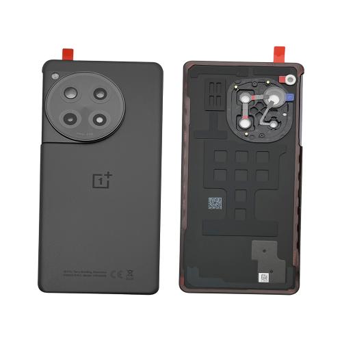 TAPA TRASERA DE BATERIA PARA ONEPLUS 12R CPH2609 NEGRO / IRON GREY 621033000183 - SERVICE PACK
