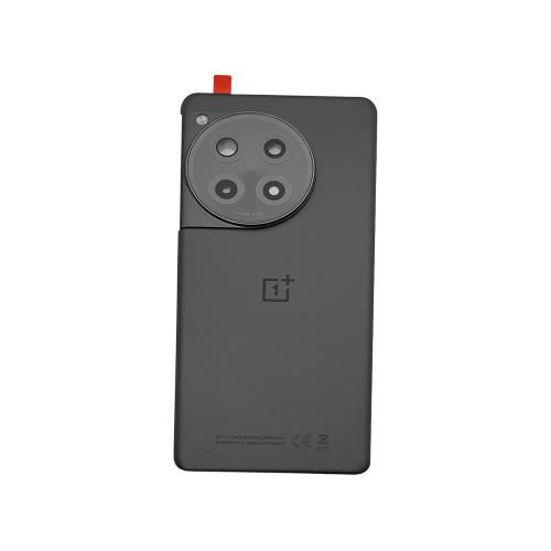 TAPA TRASERA DE BATERIA PARA ONEPLUS 12R CPH2609 NEGRO / IRON GREY 621033000183 - SERVICE PACK