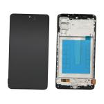 DISPLAY LCD PER SAMSUNG M526B M52 5G NERO CON FRAME (AMOLED) (O/S)