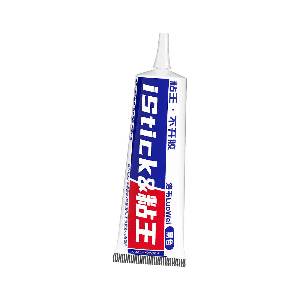 COLLA LUOWEI iSTICK GLUE PUNTA FINE 15ML NERA