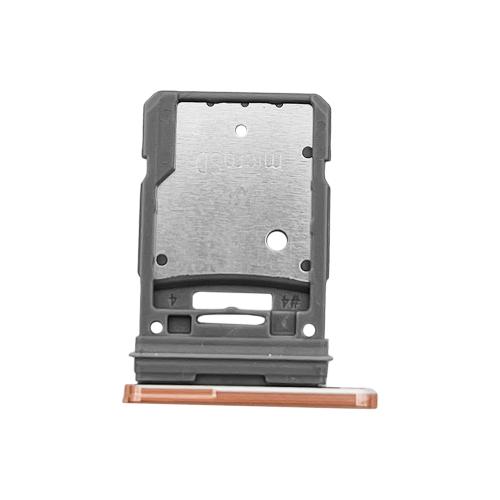 CARRELLO SIM G780F G781B S20 FE ARANCIONE (SIM 1 + MICRO SD)