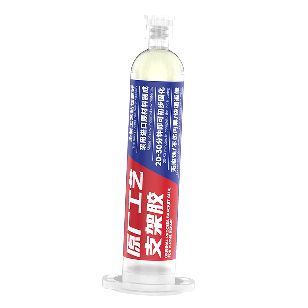 COLLA LUOWEI LW-Y01 BRACKET GLUE 30ml PER SCHERMI E BACK COVER IPHONE TRASPARENTE