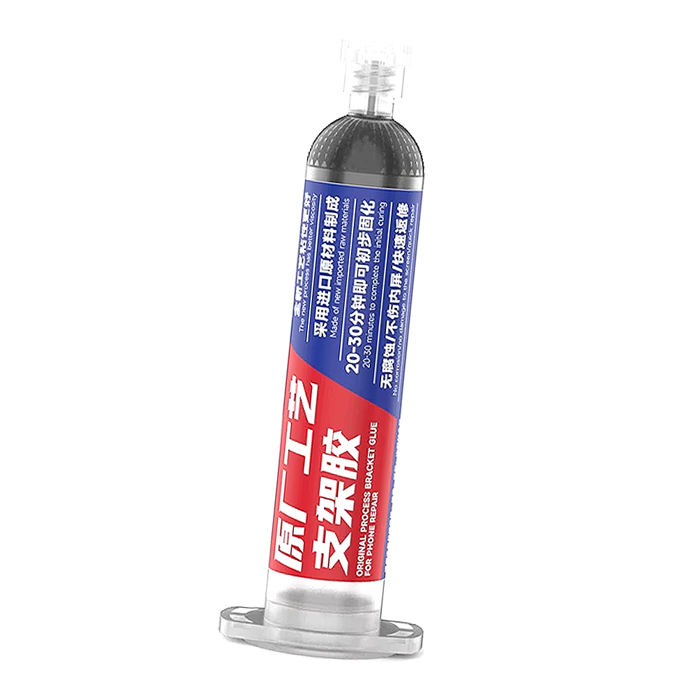 COLLA LUOWEI LW-Y01 BRACKET GLUE 30ml PER SCHERMI E BACK COVER IPHONE NERO