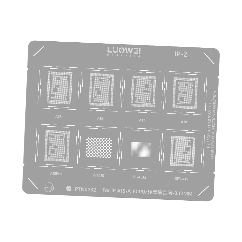 STENCIL PER REBALLING IC CHIP IPHONE LUOWEI IP-2 PTN0032