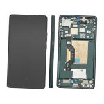 DISPLAY LCD PER MOTOROLA XT2407-1 MOTO EDGE 50 VERDE / JUNGLE GREEN CON FRAME 5D68C24915