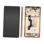 DISPLAY LCD PER MOTOROLA XT2407-1 MOTO EDGE 50 ROSA / PEACH FUZZ CON FRAME 5D68C24916