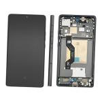 DISPLAY LCD PER MOTOROLA XT2407-1 MOTO EDGE 50 GRIGIO / KOALA GRAY CON FRAME 5D68C24914