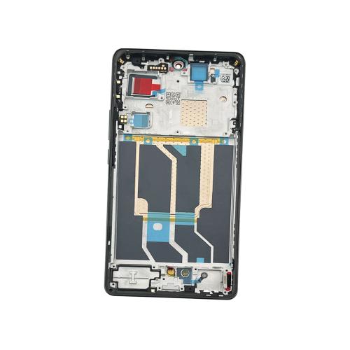 ECRAN LCD POUR REALME GT 6 RMX3851 621029000199 621029000201 VERT / RAZOR GREEN AVEC CHASSIS - SERVICE PACK