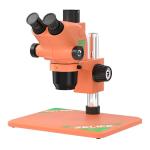 MICROSCOPIO RELIFE RL-M6T PRO-B11 TRINOCULARE 6.5-65X CON INTERFACCIA 0.5CTV - ARANCIONE