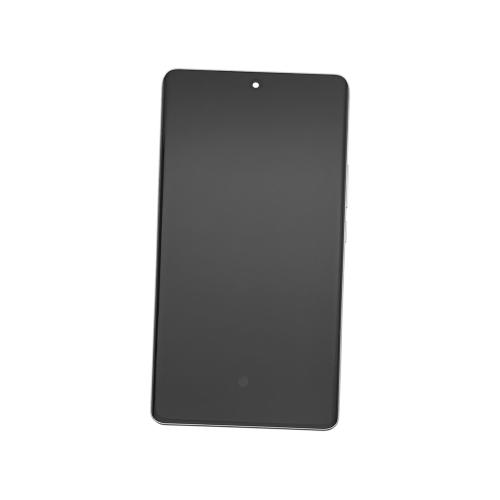 DISPLAY LCD PER REALME GT 6T RMX3853 GRIGIO / FLUID SILVER CON FRAME 621029000191 621029000224 - SERVICE PACK