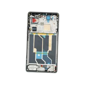 DISPLAY LCD PER REALME GT 6T RMX3853 GRIGIO / FLUID SILVER CON FRAME 621029000191 621029000224 - SERVICE PACK