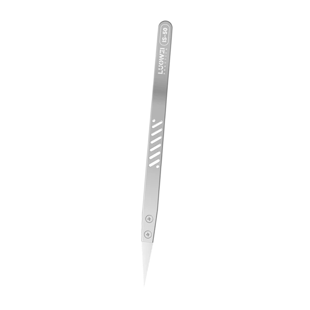 PINZA IN CERAMICA LUOWEI IS-50 PUNTA DIRITTA SPECIFICA PER MICROSALDATURA