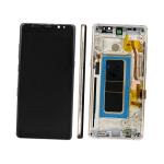 BILDSCHIRM LCD FUR SAMSUNG N950F NOTE 8 GOLD MIT RAHMEN (AMOLED) (S/S)