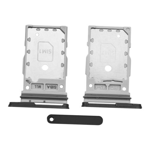 CARRELLO SIM S921B S24 / S926B S24+ NERO / ONYX BLACK (DUAL SIM) GH98-48906A