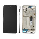 DISPLAY LCD PER MOTOROLA XT2113 MOTO G 5G SILVER CON FRAME