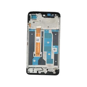 DISPLAY LCD PER REALME C65 4G RMX3910 NERO CON FRAME 621029000189 - SERVICE PACK