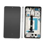DISPLAY LCD PER XIAOMI POCO F6 GRIGIO / TITANIUM CON FRAME 5600050N16T00 - SERVICE PACK