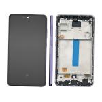DISPLAY LCD PER SAMSUNG A528B A52S VIOLA CON FRAME (AMOLED) (O/S)