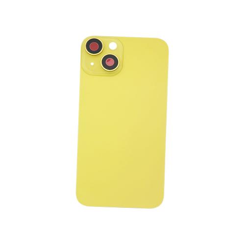 TAPA TRASERA DE BATERIA PARA IPHONE 14 AMARILLO COMPATIBLE