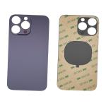 BATTERY BACK COVER REAR GLASS FOR IPHONE 14 PRO MAX VIOLET / DEEP PUPRLE (BIG HOLE) COMPATIBLE
