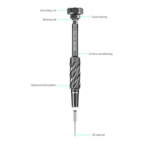 CACCIAVITE CON PUNTA TORX T3 RELIFE RL-728 2D