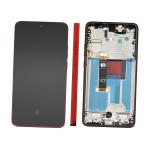 DISPLAY LCD PER MOTOROLA XT2409 MOTO EDGE 50 NEO ROSSO / POINCIANA CON FRAME 5D68C28684 5D68C28369 