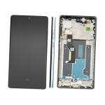 PANTALLA LCD PARA MOTOROLA XT2429 MOTO EDGE 50 FUSION AZUL / MARSHMALLOW BLUE CON MARCO 5D68C24361 5D68C24346 5D68C24635