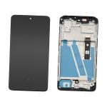 DISPLAY LCD PER MOTOROLA XT2255 MOTO G72 NERO CON FRAME (OLED)