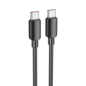 CAVO TYPE-C + TYPE-C HOCO X96 100W 5A 1M NERO - BLISTER RETAIL