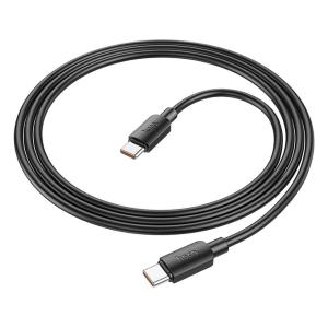 CAVO TYPE-C + TYPE-C HOCO X96 100W 5A 1M NERO - BLISTER RETAIL