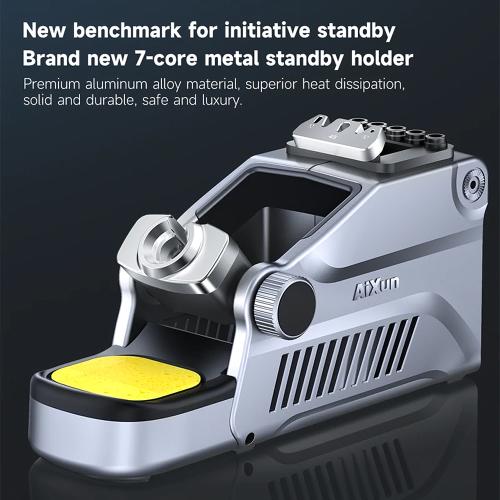 STAZIONE SALDANTE AIXUN T400-225 PER SALDATURA A STAGNO INTELLIGENTE + 3 PUNTE