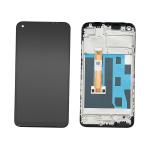 DISPLAY LCD PER OPPO A55 CPH2325 NERO CON FRAME
