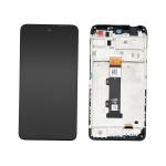 DISPLAY LCD FOR MOTOROLA XT2229-2 MOTO E32S BLACK WITH FRAME 5D68C20795
