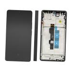 DISPLAY LCD PER XIAOMI POCO M6 PRO 4G BLU / NERO CON FRAME 5600030N6P00 - SERVICE PACK