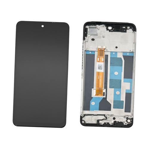 ECRAN LCD POUR REALME C65 4G RMX3910 NOIR AVEC CHASSIS