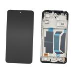 DISPLAY LCD PER XIAOMI POCO X5 5G / REDMI NOTE 12 5G NERO CON FRAME (AMOLED) (O/S)