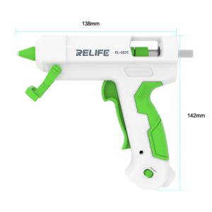 PISTOLA COLLA A CALDO RELIFE RL-062E + RL-097 SET STICK COLLA A CALDO (10PZ)