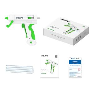 PISTOLA COLLA A CALDO RELIFE RL-062E + RL-097 SET STICK COLLA A CALDO (10PZ)