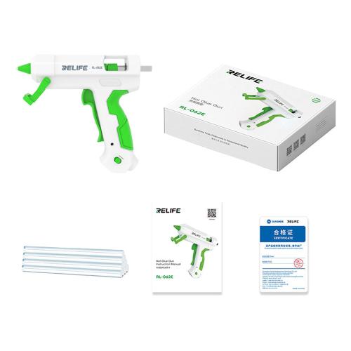 PISTOLA COLLA A CALDO RELIFE RL-062E + RL-097 SET STICK COLLA A CALDO (10PZ)