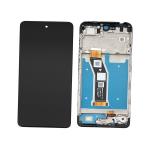 DISPLAY LCD PER MOTOROLA XT2421-13 XT2421-14 XT2421-15 MOTO E14 NERO CON FRAME