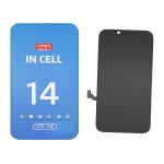 PANTALLA LCD PARA IPHONE 14 NEGRO (INCELL ZY-FFHD IC Cambiable)