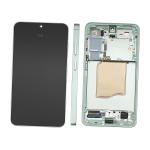 DISPLAY LCD PER SAMSUNG S931B S25 5G VERDE / MINT GREEN CON FRAME GH82-36329B