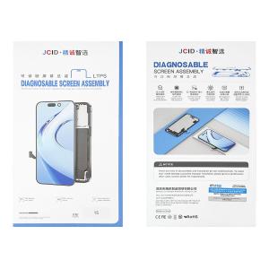 DISPLAY LCD FOR IPHONE 15 BLACK (SOFT OLED JCID COP) SELF-DIAGNOSABLE